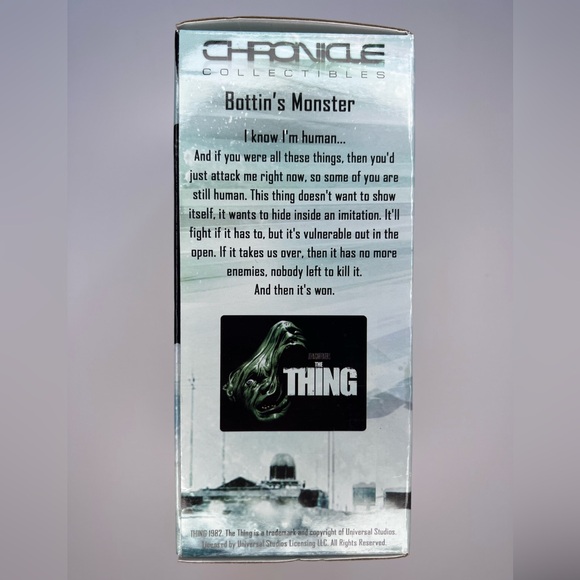 The Thing 1982 Chronicles Collectibles Bottins Monster Figure Loot Crate - Picture 10 of 11